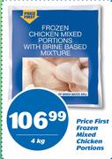 Price First Frozen Mixed Chicken Portions-4Kg