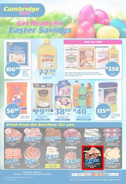 Cambridge Food KZN : March Month End (21 Mar - 9 Apr 2019), page 1