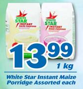 White Star Instant Maize Porridge Assorted-1Kg Each 