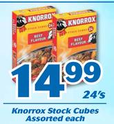 knorrox Stock Cubes Assorted-24's Each 