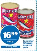 Lucky Star Pilchards-400g Each 