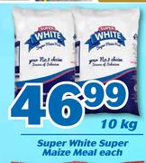 Super White Maize Meal-10Kg Each