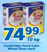 Cambridge Food Cake Wheat Flour-10Kg Each
