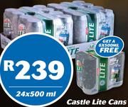 Castle Lite Cans-24x500ml 