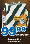 Savanna Dry Cider NRB's-6x500ml