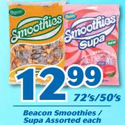 Beacon Smoothies/Supa Assorted-72's/50's Each 