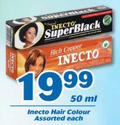 Inecto Hair Colour Assorted-50ml Each