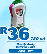 Handy Andy Banded Pack-750ml Each