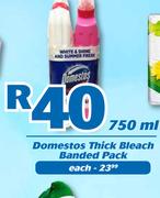 Domestic Thick Bleach-750ml Each