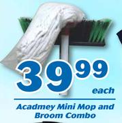 Academy Mini Mop And Broom Combo
