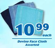 Devine Face Cloth Assorted-Each