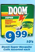 Doom Super Mosquito Coils Assorted-10's Each