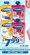 Purity Pouch Assorted-110ml Each 