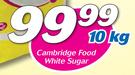 Cambridge Food White Sugar-10kg