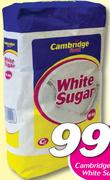 Cambridge Food White Sugar-10kg