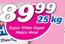 Super White Super Maize Meal-25kg