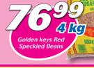 Golden Keys Red Speckled Beans-4kg