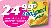 Knorr Aromat Trio Refill Pack-200g Each