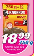 Knorrox Soup Bag-750g Each