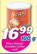 Frisco Instant/Granules Coffee-100g Each