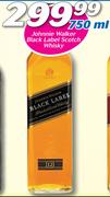Johnnie Walker Black Label Scotch Whisky-750ml