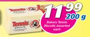 Bakers Tennis Biscuits-200g Each