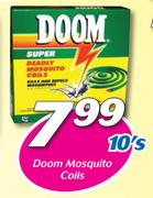 Doom Mosquito Coils 10’s