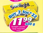 Sunlight Laundry Soap-500g Each