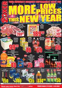 Boxer Super Stores KwaZulu-Natal : More Low Prices This New Year (27 December 2023 - 1 January 2024)