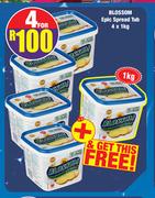 Blossom Epic Spread Tub 4 x 1kg + Free Blossom Epic Spread 1kg