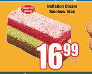Imitation Cream Rainbow Slab-Each