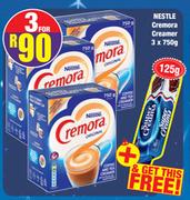 Nestle Cremoa Creamer 3 x 750g With Free Super Creams 125g