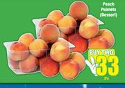 Peach Punnets(Dessert)-For 2