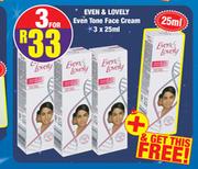 Even & Lovely Even Tone Face Cream-3 x 25ml