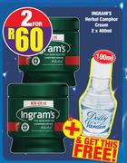 Ingram's Herbal Camphor Cream-2 x 400ml