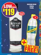 0Russian Bear Vodka-750ml