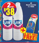 Jik Bleach Assorted-For 2 x 750ml