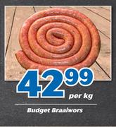 Budget Braaiwors-Per kg