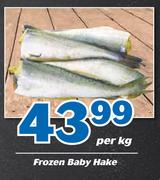 Frozen Baby Hake Per kg