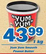 Yum Yum Smooth Peanut Butter-1kg