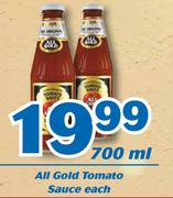 All Gold Tomato Sauce-700ml Each