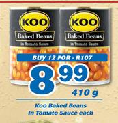 Koo Baked Beans In Tomato Sauce-For 12