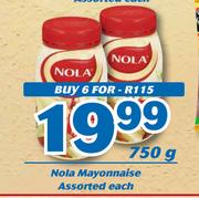 Nola Mayonnaise-6x750g
