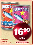 Lucky Star Pilchards-400g Each