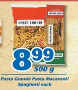 Pasta Grande Past Macaroni/ Spaghetti-500g