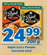 Rajah Curry Powder-200g Each