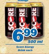 Score Energy Drink-500ml Each