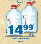 Thirsti Still Water-5Ltr Each