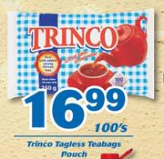 Trinco Tagless Teabags Pouch-100's