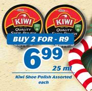 Kiwi Shoe Polish-25ml Each